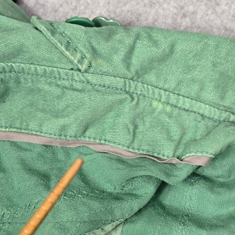 Vtg 90s‎ Y2K Cidra Blazer Jacket 2 S Green Cropped 3/4 Sleeves Fairy Coquette - Picture 3 of 16